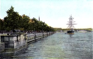 Thames Embankment, London, 20. århundrede af Unbekannt