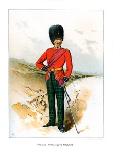 The 21st Royal Scots Fusiliers, c1890 af Unbekannt