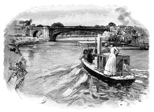 Albert Bridge, Windsor, Berkshire af Unbekannt