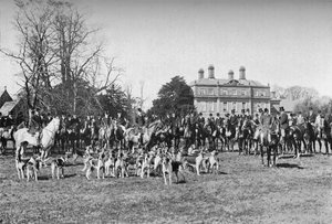 The Albrighton Hounds: A Meet at Stretton, c1903, 1903 af Unbekannt