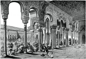 Alhambra-paladset, Granada, Spanien, 1870 af Unbekannt
