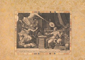 Bebudelsen, Folio fra Bellini Album, ca. 1600. af Unbekannt