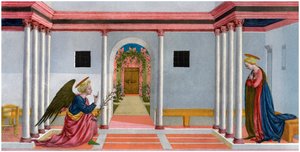 Bebudelsen, c1445, 1958 af Unbekannt