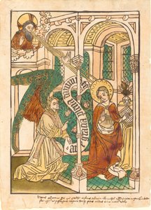 Bebudelsen, ca. 14501470. af Unbekannt