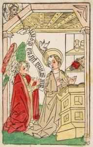 Bebudelsen, ca. 1460-70. af Unbekannt
