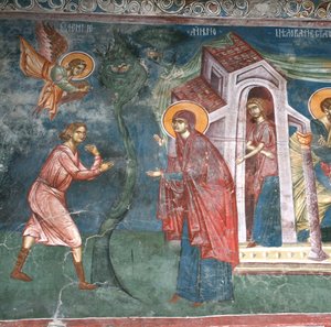 Bebudelsen til Sankt Anne, 1300-tallet af Unbekannt