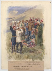 Apriloprøret 1878. Forhandlinger i oprørernes hovedkvarter, 1878 af Unbekannt