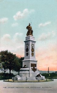 Armada Memorial, Hoe Promenade, Plymouth, Devon, begyndelsen af det 20. århundrede af Unbekannt