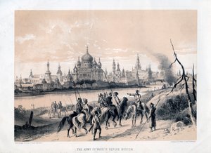 Vassily-hæren før Moskva, 1800-tallet af Unbekannt