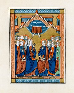Himmelfarten, 1250-1260 af Unbekannt