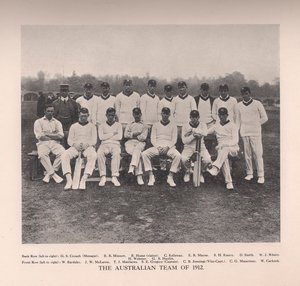 Det australske crickethold fra 1912 af Unbekannt