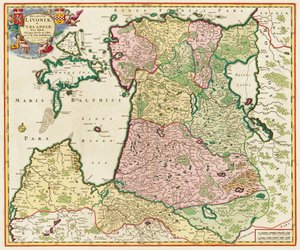 Østersøen Fra: Nova Tabula, 1705 af Unbekannt