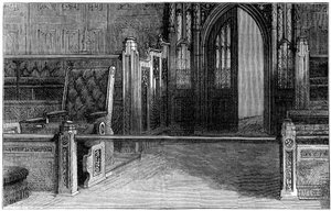The Bar of the House of Commons, Westminster, London, 1800-tallet af Unbekannt