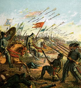 Slaget ved Hastings, 1066, c1850 af Unbekannt