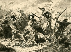Slaget ved Agincourt, 1415, 1890. af Unbekannt