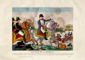 Slaget ved Borodino den 26. august 1812, ca 1812 af Unbekannt