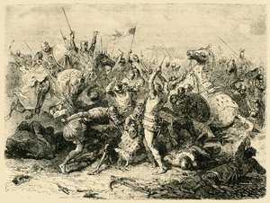 Slaget ved Bouvines, 1214, 1890. af Unbekannt