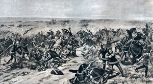 Slaget ved Crecy, 26. august 1346, 1910 af Unbekannt