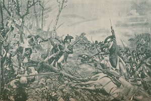 Slaget ved Jemmapes, nær Mons, Belgien, 6. november 1792, 1896 af Unbekannt