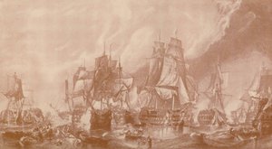 Slaget ved Trafalgar, 1805, 1896. af Unbekannt
