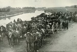 Slaget ved floderne, 1919. af Unbekannt