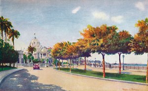 Den smukke Beira Mar Drive - nærmer sig det storslåede Monroe Palace, 1914 af Unbekannt