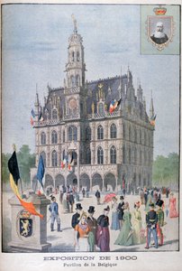 Den belgiske pavillon på verdensudstillingen i 1900, Paris, 1900 af Unbekannt