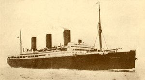 Berengaria Cunard-linjen, 52.700 tons, c1930. af Unbekannt