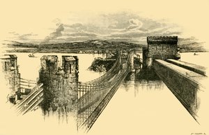 Broerne, fra Conway Castle, 1898. af Unbekannt