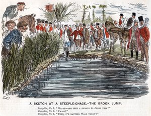 Bækspringet, 1863 af Unbekannt
