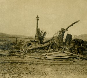 Golgata ved Les Éparges, Nordfrankrig, c1914-c1918. af Unbekannt