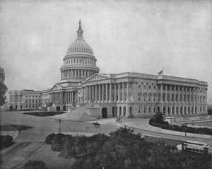 The Capitol, Washington DC, USA, c1900. af Unbekannt