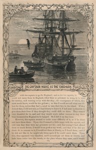 Kaptajnen hang ved værftet-armen, c1870 af Unbekannt
