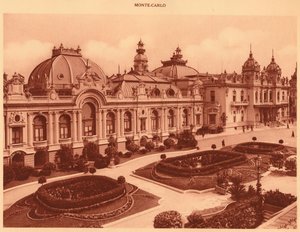 Kasinoet, Monte Carlo, 1930. af Unbekannt