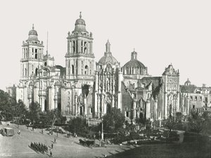 Katedralen, Mexico City, Mexico, 1895. af Unbekannt