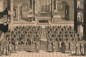 Fejringen af Auto-Da-Fee eller Act of Faith in the Inquisition, 1769 af Unbekannt