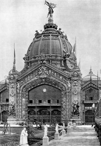 The Central Dome, Universal Exposition, Paris, 1889 af Unbekannt