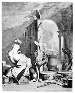 The Charming Brute, En satire over Händel, 1754 af Unbekannt