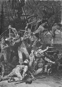 The Chilian Cutlasses Swept The Deck, 1902 af Unbekannt