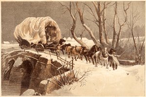 Julevognen, 1866 af Unbekannt