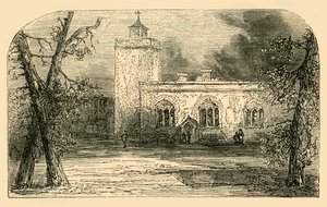 Peterskirken på Tower Green, c1872. af Unbekannt