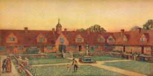 Churchill Cottage Homes, Somerset. Silcock og Reay, Arkitekter, 1907 af Unbekannt