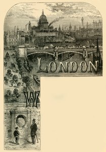 The City of London, c1872. af Unbekannt