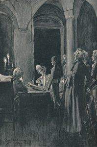 Napoleons og Josephines borgerlige ægteskab, 9. marts 1796, 1896. af Unbekannt