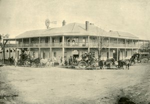 The Club House Hotel, Narrabri, 1901. af Unbekannt