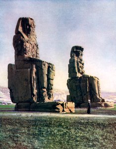 Memnon-kolosserne, Theben, Egypten, 1933-1934 af Unbekannt