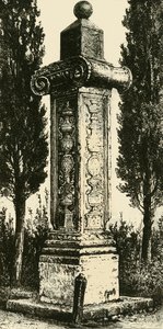Franskmændenes søjle, Ravenna, rejst til minde om Gaston De Foix, 1890. af Unbekannt