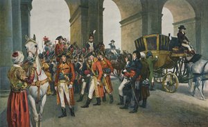 Konsulerne tager Tuilerierne i besiddelse, 10. august 1792, 1896. af Unbekannt