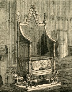 Kroningsstolen, 1881. af Unbekannt