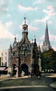The Cross and Cathedral, Chichester, West Sussex, begyndelsen af det 20. århundrede af Unbekannt